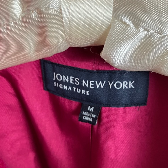 Jones New York Signature Boxy ladies Fuschia Jacket - Picture 4 of 6